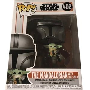 Funko POP! The Mandalorian (Flying With Child) Figure - 402